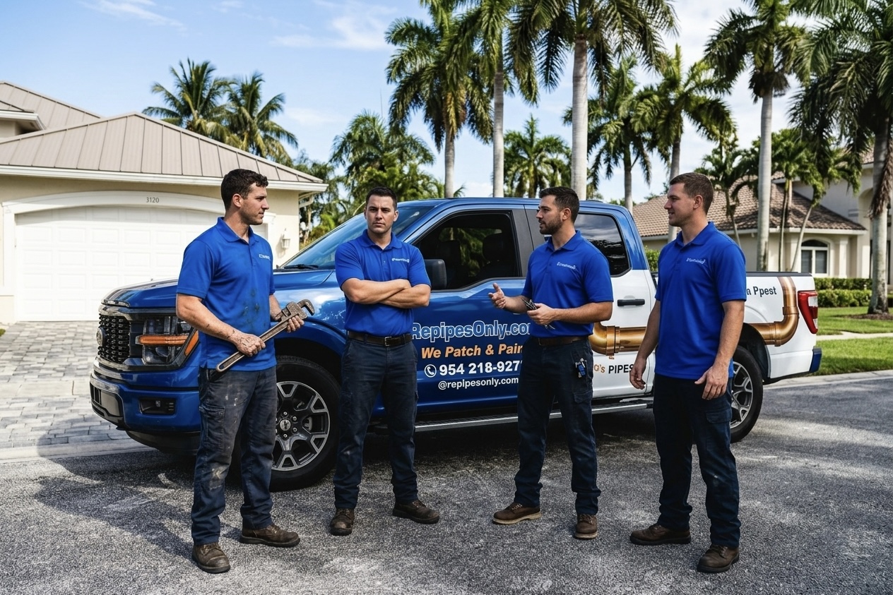 Repipes Only whole-home repiping team in South Florida