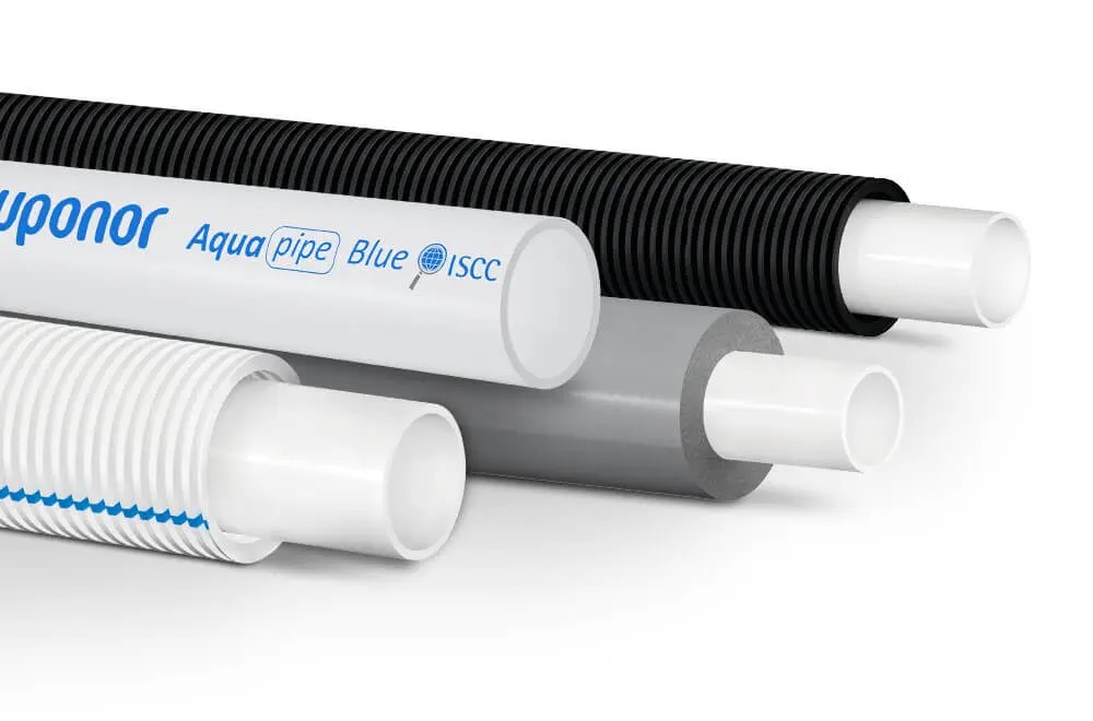 Uponor PEX repiping installation with organized piping